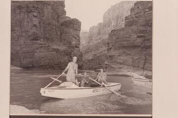 The "WEN" at the mouth of Supai Creek;  Doerr, Nevills and Nancy Streator