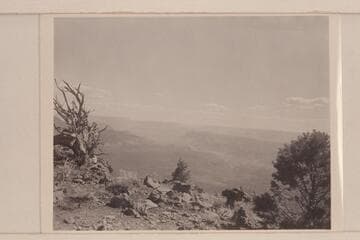 The lower Grand Canyon from the top of Mt. Logan