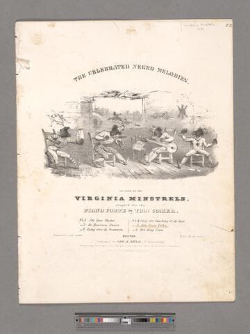 Miss Lucy Neal : a celebrated Negro song as sung by the Virginia Minstrels