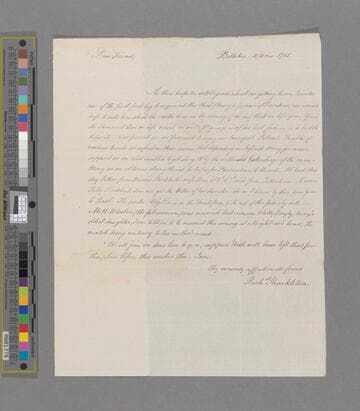 Shackleton, Richard. Letter to Elizabeth (Pim) Pike