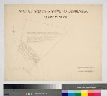 Tononi Tract & Town of Sepulveda