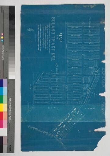 Map of the Solano Tract No. 2