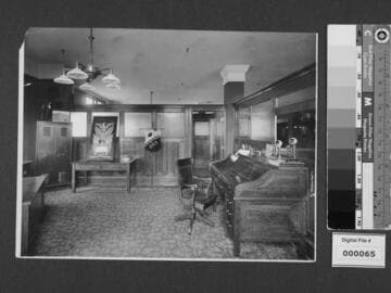 Interior of Los Angeles Times office