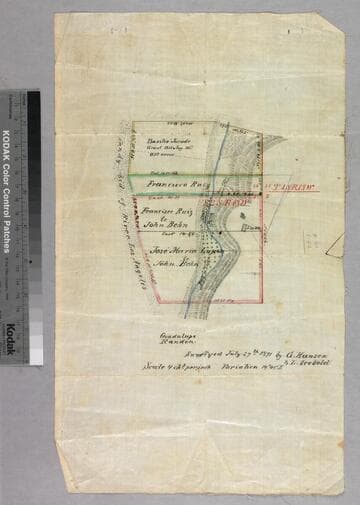 Los Angeles : parcels of John Behn, Francisco Ruiz, & Basilio Jurado