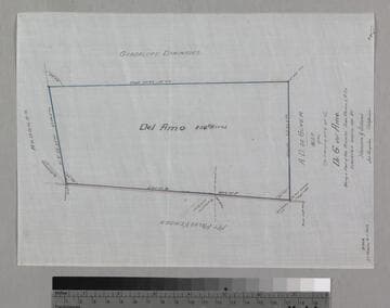 Map of the Property of Dr. G. del Amo