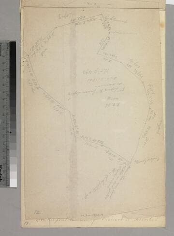 Lopez Tract - sketch map - Juana Lopez de Warren