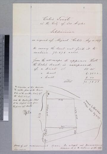 Celis Vineyard Tract - sketch maps