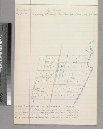Subdivision of a part of the Rancho San Pedro