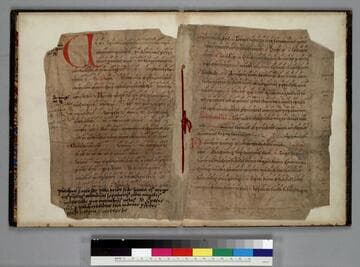 Monastic breviary, fragment : [manuscript]