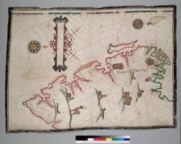 Portolan chart, French : [cartographic material] : [manuscript]
