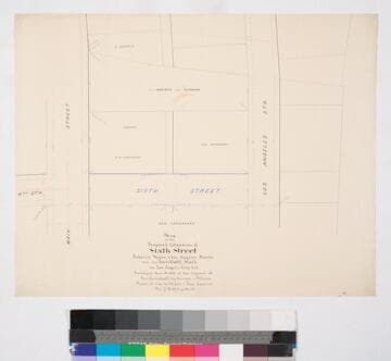Proposed Extension of Sixth Street Between Main & Los Angeles Streets over the Kerckhoff Tract