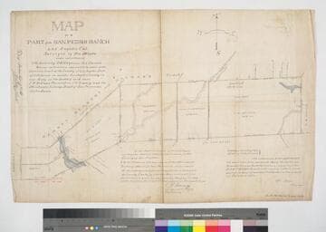 Map of a Part of the San Pedro Ranch