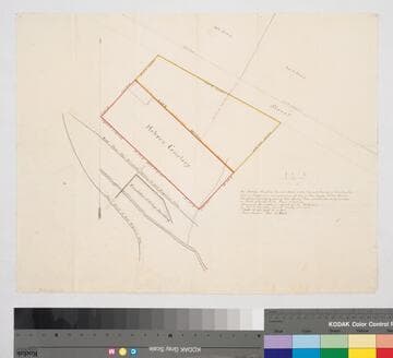 Map of the Hebrew Cemetery Ground