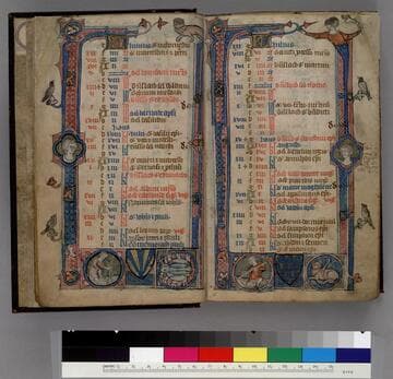Book of Hours, Sarum use : [manuscript]