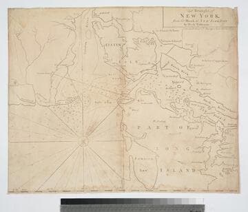 Draught of New York from the Hook to New York Town by Mark Tiddeman