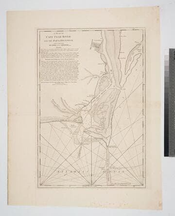 Plan of Cape Fear River from the Bar to Brunswick