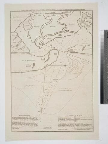 Plan of Amelia Harbour and Barr in East Florida