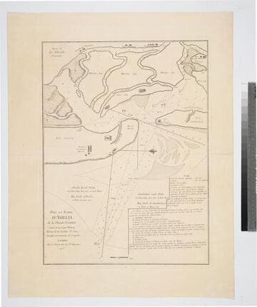 Port et Barre d'Amelia. de la Floride Orientale