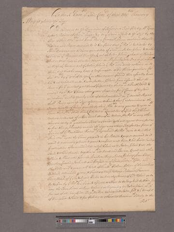 Ward, Edward. To the Lords of the Treasury : Report on ye Petition of Colo. [Thomas] Dongan