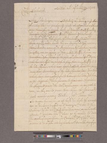 Gibbes, Robert. Letter to William Blathwayt
