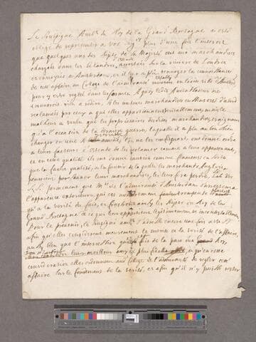 Temple, Sir William. Memoire pour les Bylanders