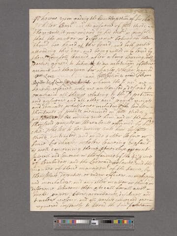 Great Britain. Privy Council? [Order in Council relating to the dispute between Sir Charles Wheler and John Strode]