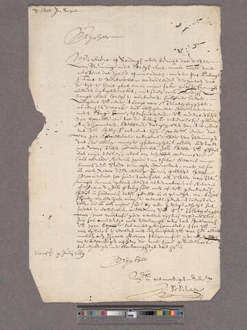 Decker, [-----?]. Letter to William Blathwayt