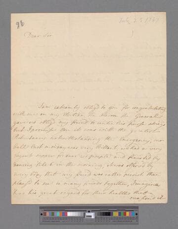 Montagu, Edward Wortley. Letter to Edward Montagu