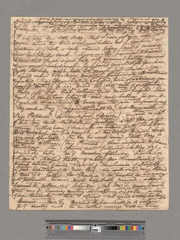 Opie, Amelia (Alderson).  Letter to Eliza (Alderson) Briggs