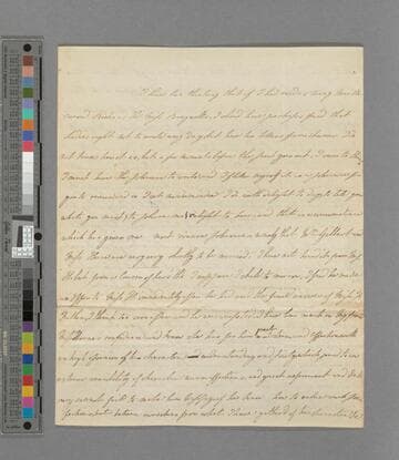 Selina (Mills) Macaulay. Letter to Zachary Macaulay