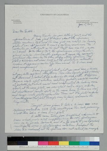 Astronomer Nicholas Mayall