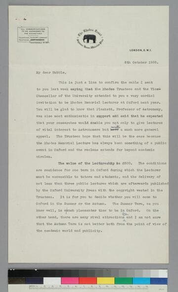 Philip Henry Kerr of the Rhodes Trust