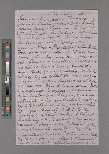 Alice Frances Trevelyan, after Dugdale. Letter to Margaret Jean (Trevelyan) Holland, after Viscountess Knutsford