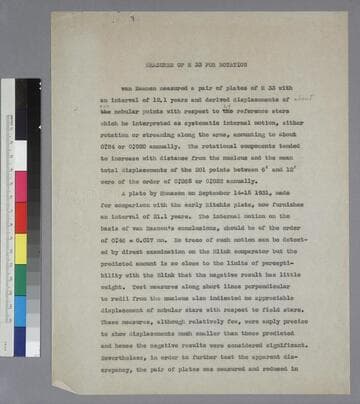 Measures of M33 for Rotation [An analysis of Van Maanen's rotational measurements]