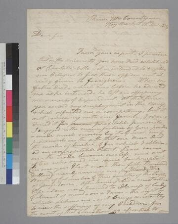 Thomas Ewell, Price William County near Hay Market, letter to Thomas Jefferson, Monticello