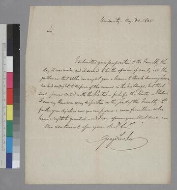 George Tucker, University, letter to Thomas Jefferson