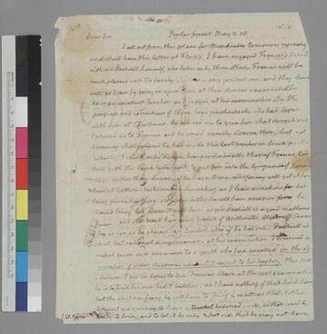 Thomas Jefferson, Poplar Forest, letter to John Wayles Eppes