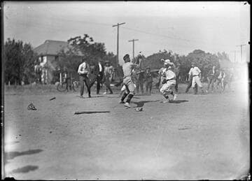 Banning High School Baseball Game. [Variant]