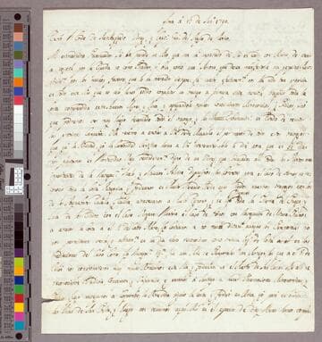 Alejandro Malaspina letter to the Conde de Revillagigedo, viceroy of New Spain, 1790, June 12