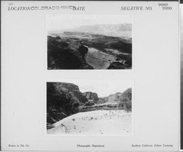 Colorado River - Aerial view of Colorado River