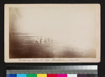 Watering ship at Cape Thompson -- Alaska