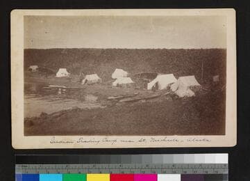 Indian trading camp near St. Michaels -- Alaska