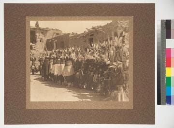 Mishongnovi, Arizona. Kachina Dance