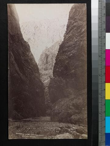 Diamond Creek looking West. Grand Canon