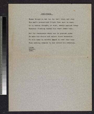Recompense poem