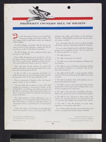 Property Owners' Bill of Rights