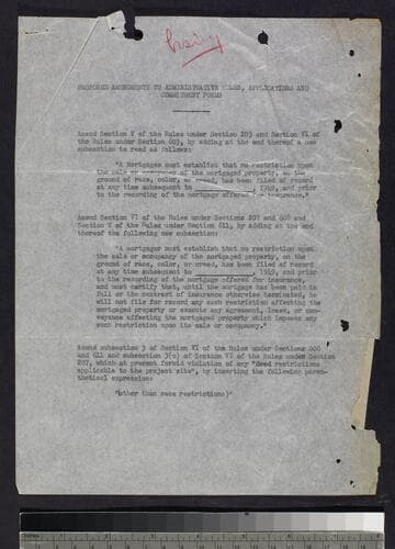 Proposed Amendments to Administrative Rules