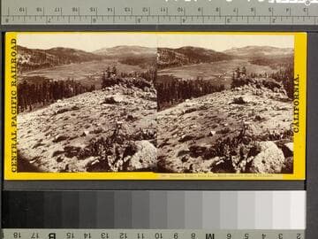 109. Summit Valley from Lava Bluff — Donner Pass in distance
