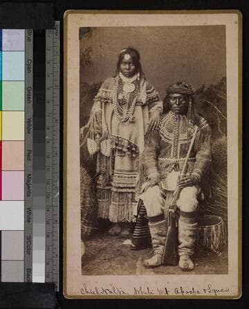 Cheif Nalta, White Mt. Apache & Squaw