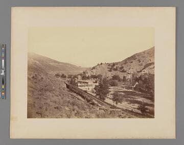 [Santiago Mill, Mount Davidson in Distance, Lyon County, Nevada]